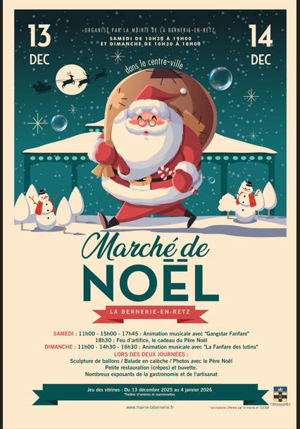 marché de noël la Bernerie