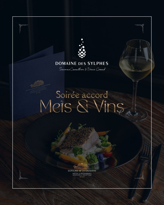 Mets et vins au Domaine de la Gressière