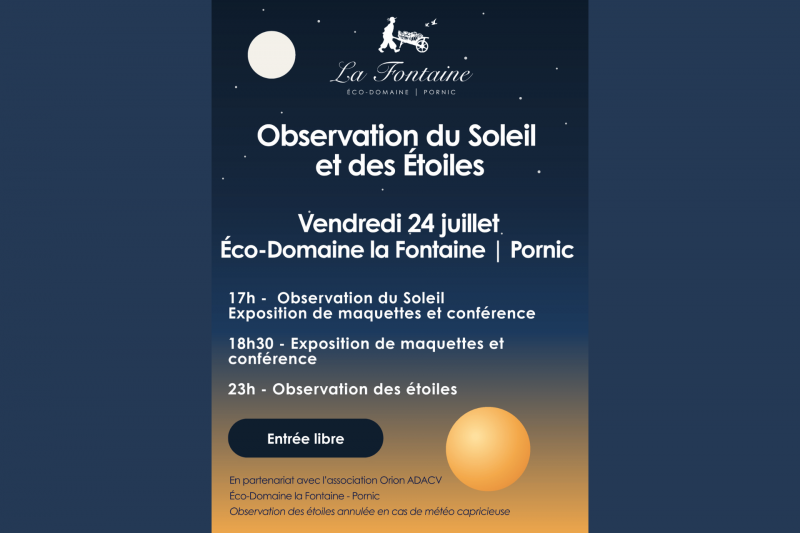Stargazing, sun, sky, eco-resort – Destination Pornic