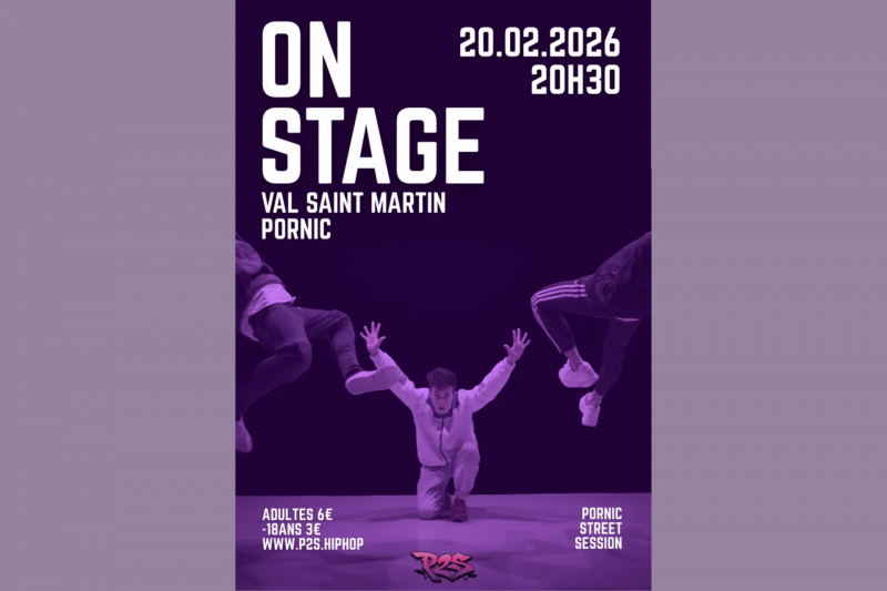 On stage : spectacle de danse hiphop Val St Martin Destination Pornic