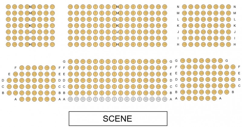 PLAN DE SALLE CONCERTINOS DE PORNIC : EMMANUELLE BERTRAND PORNIC