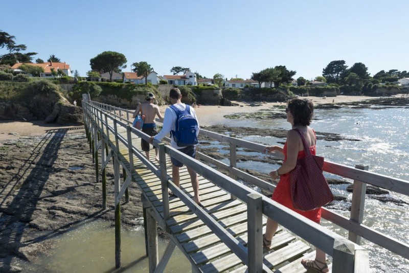 Ponton d'accès à la Pêcherie de La Govogne