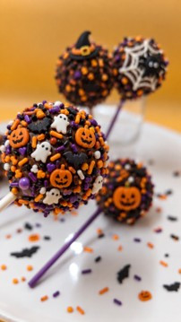 Pop cake d'Halloween