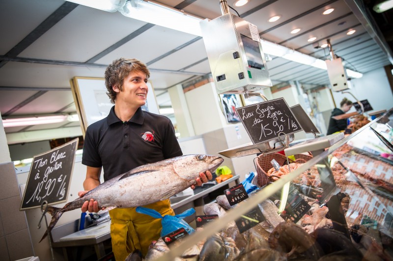 Marché alimentaire de Pornic