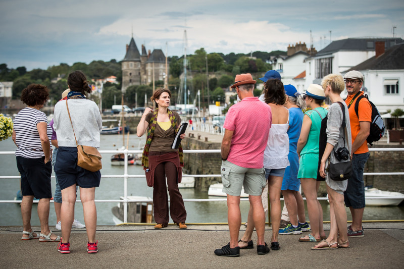 Pornic, du port à la ville haute en 45mn chrono !
