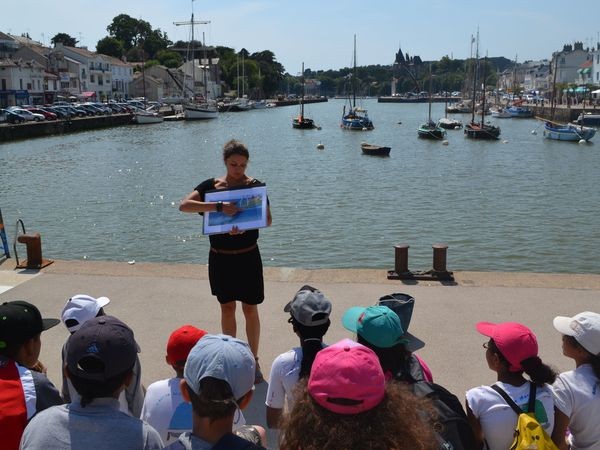 pornic visite chateau enfant histoire groupe patrimoine guide port peche bateau