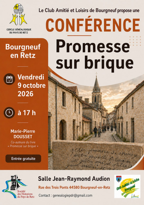 Promesse sur brique - Conférence historique