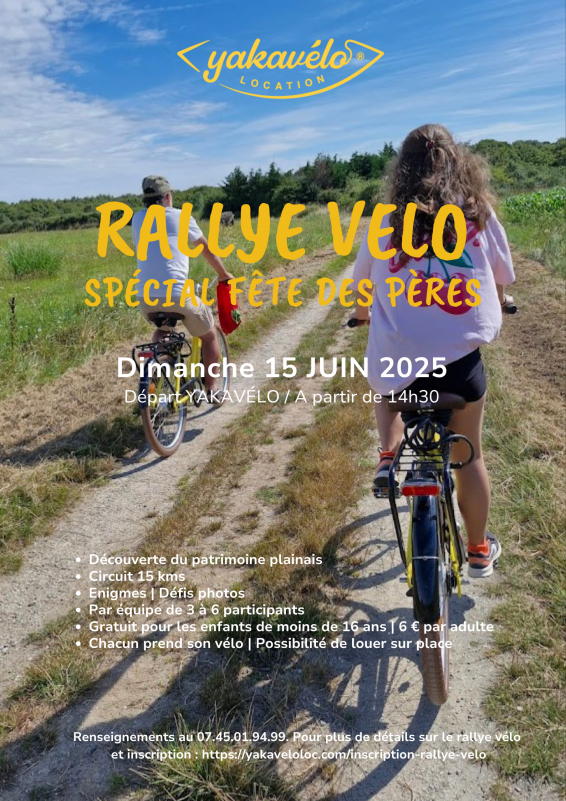 Rallye vélo special Fête des pères