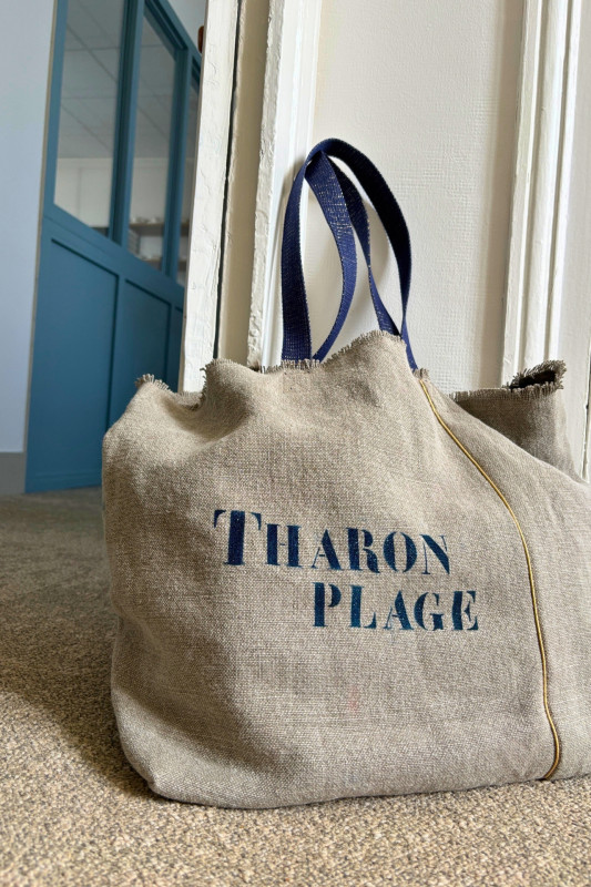Sac cabas lin Tharon-Plage