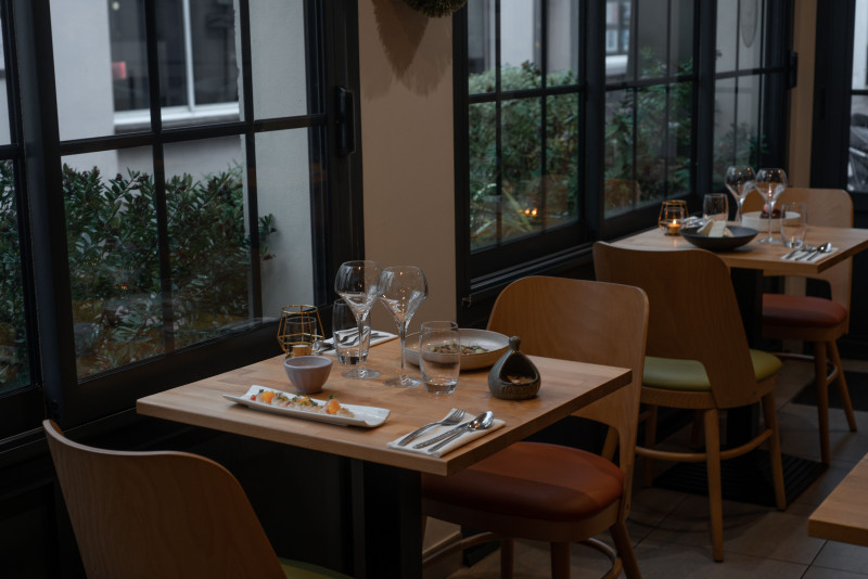 Salle du restaurant L'Orangerie à Pornic