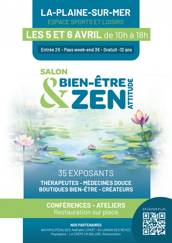 salon bien-etre  zen La Plaine sur mer conférences sophrologie développement personnel