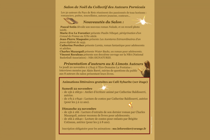 Salon du livre, édition de Noël