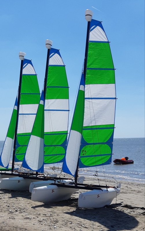 Séance de char à voile à La Bernerie-en-Retz