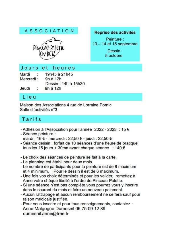 SEANCES PEINTURE PORNIC