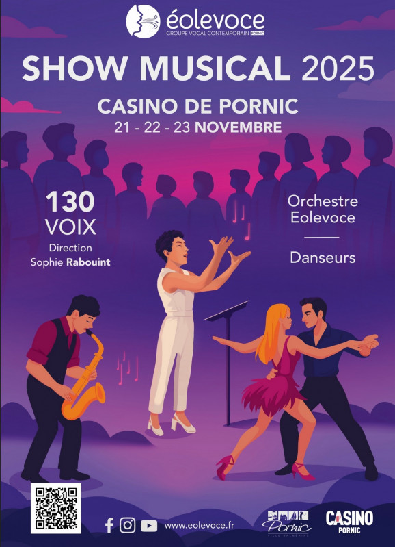 Show musical Eolevoce pornic 2025