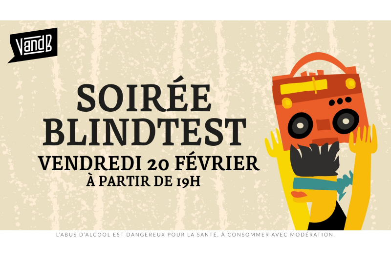 Soirée blind-test bar V&B musique Destination Pornic