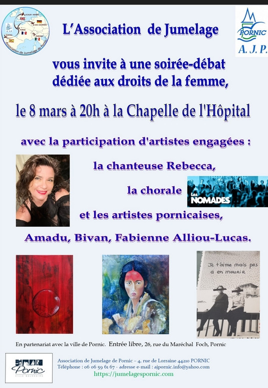 SOIRÉE DÉBAT LES DROITS DE LA FEMME PORNIC