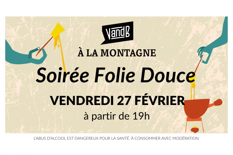 Soirée folie douce bar V and B musique Destination Pornic