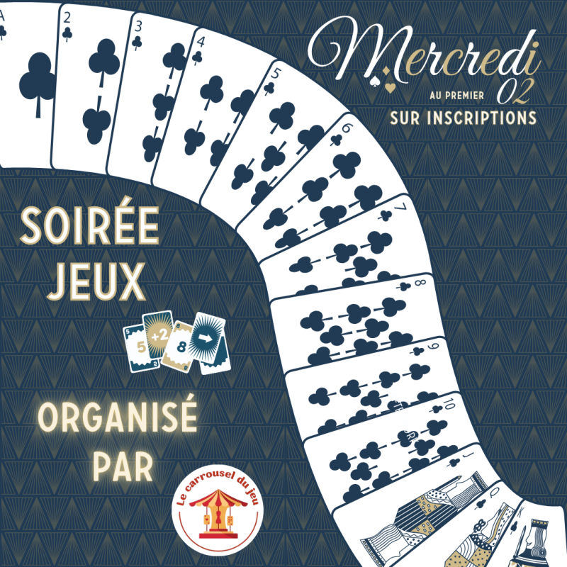  Soirée jeux de société organisé par le Carrousel du jeu pornic convivialité famille