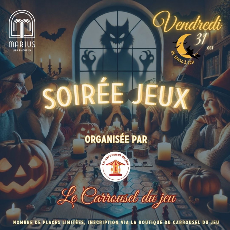 Soirée jeux spéciale Halloween
