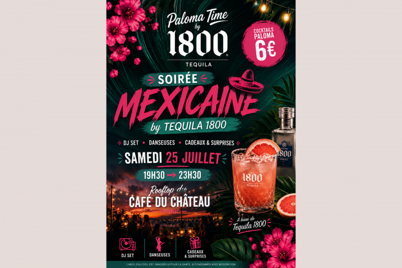 Mexican evening at the Café du Château, Destination Pornic