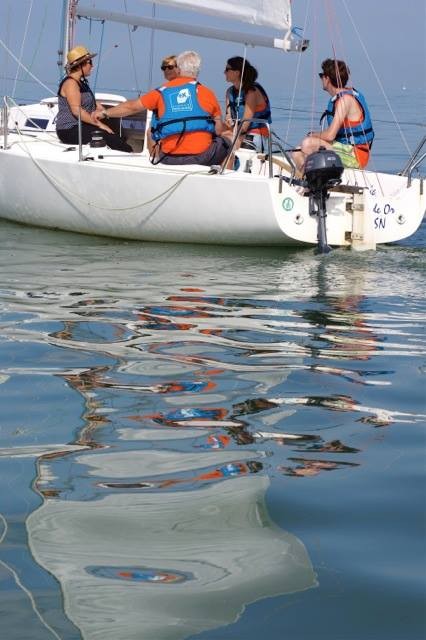 pornic ausflug auf dem meer segelboot segelschiff vergnügungsschiff spaziergang küste 