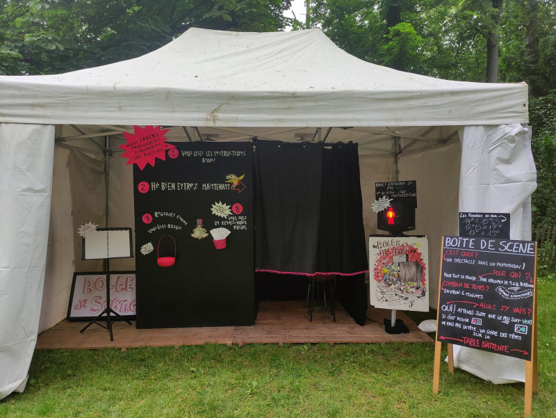 Spectacle Boîte de scène