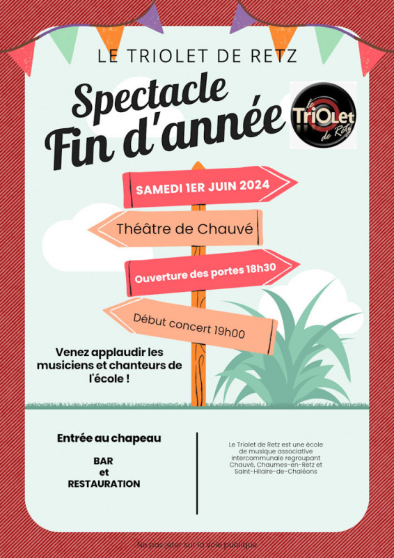 Spectacle de fin d'année chauvé