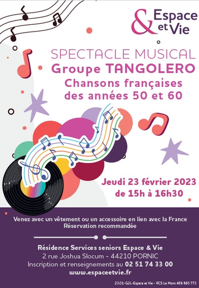 SPECTACLE MUSICAL: TANGOLERO  PORNIC