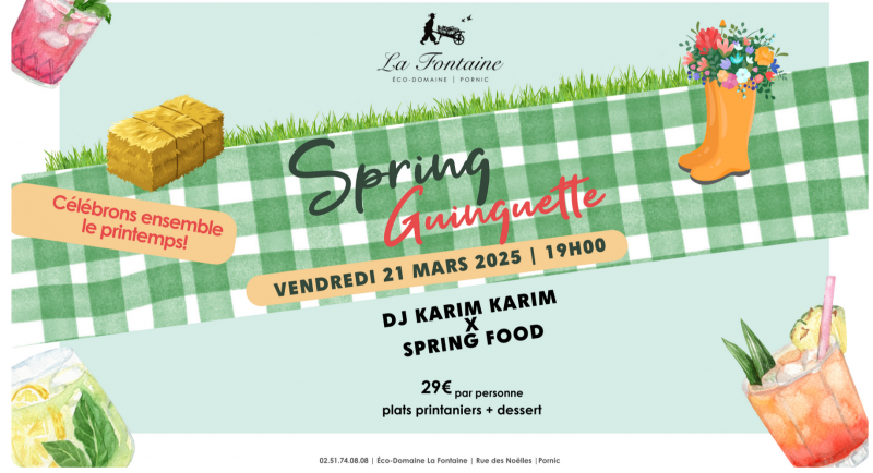 Spring guinguette à l'Eco Domaine  pornic