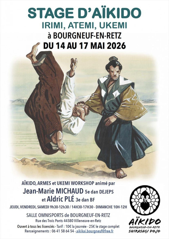 Stage d'Aïkido, Irimi, Atemi, Ukemi