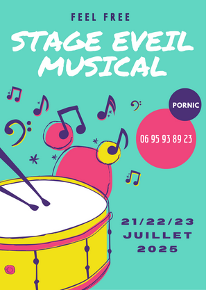 Stage d'éveil musical  juillet pornic