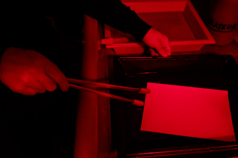 Silver printing workshop Rouans artist workshop Destination Pornic