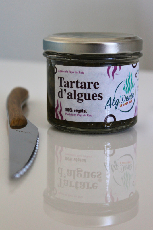 Tartare d'algues tartinable algues comestibles apéro apéritif toast 