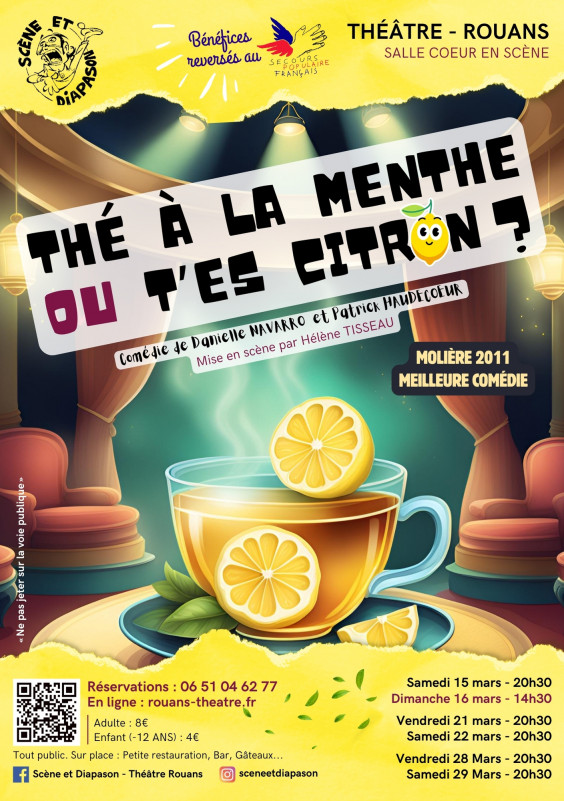 Thé à la menthe ou t'es citron ? - Théâtre
