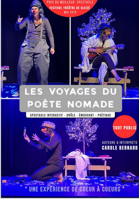 Théâtre: les voyages du poète nomade pornic