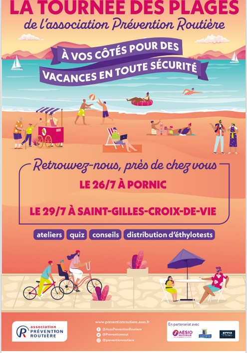 TOURNEE DES PLAGES PORNIC PREVENTION ROUTIERE QUIZZ TEST