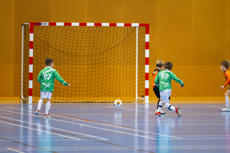Tournoi en salle - catégories U8 et U9 association Océane Football Club Saint Michel Chef Chef Destination Pornic