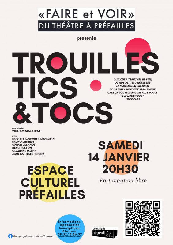 TROUILLES, TICS ET TOCS-Préfailles