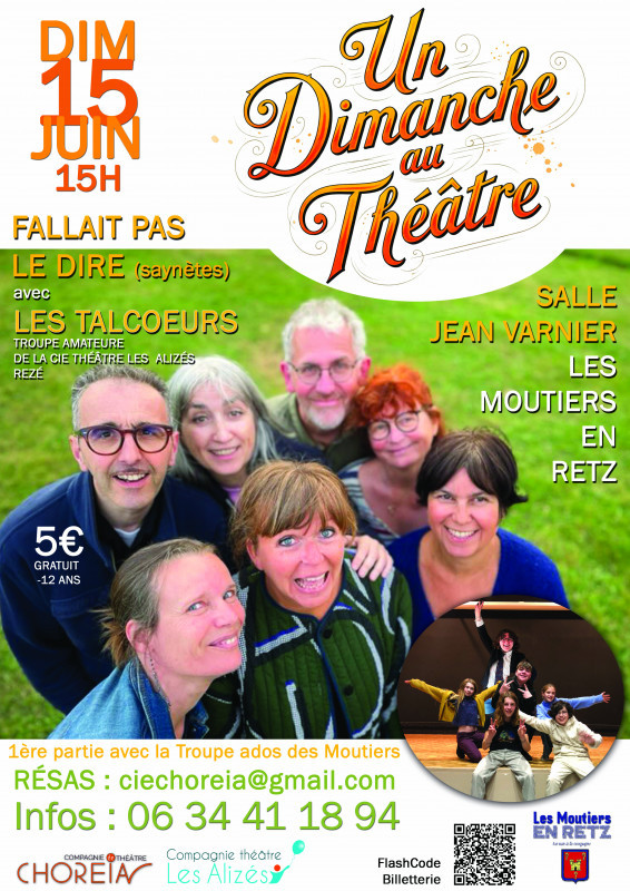 Un dimanche au théâtre les moutiers en retz