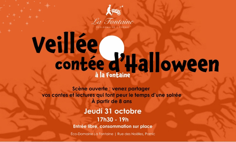 Veillée contée d'Halloween à La Fontaine
