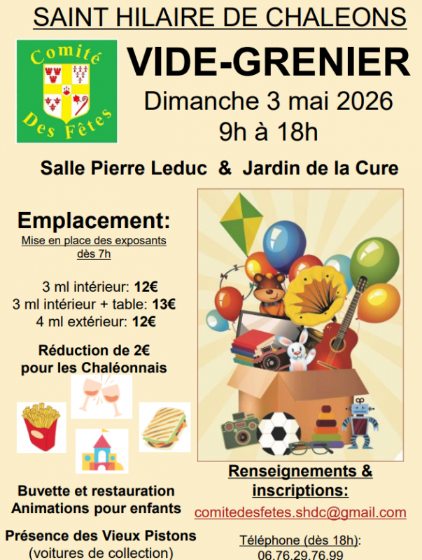 Vide-grenier saint hilaire de chaléons