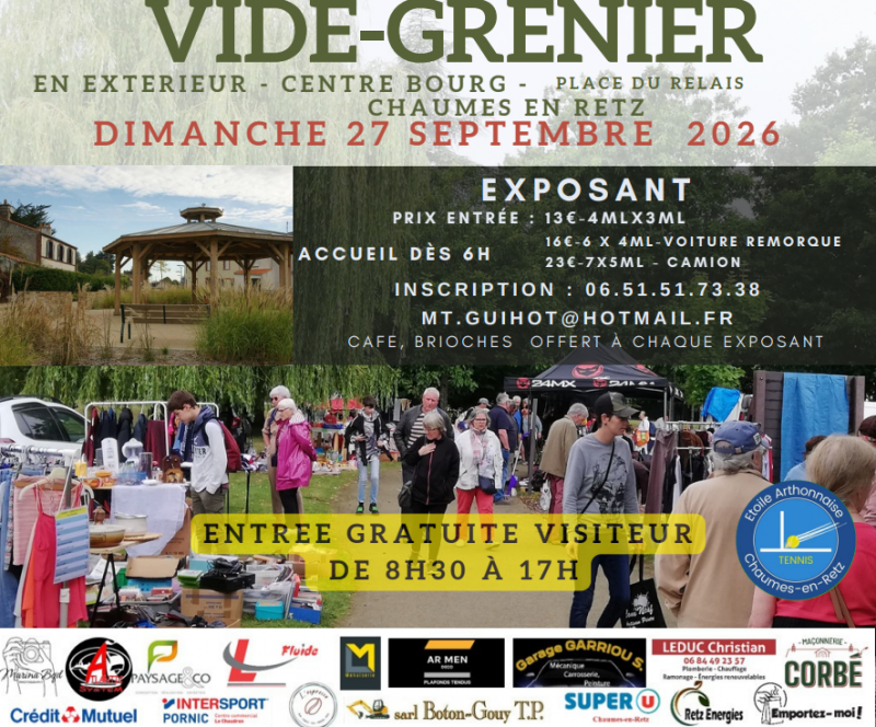 Vide-grenier à Chaumes-en-Retz