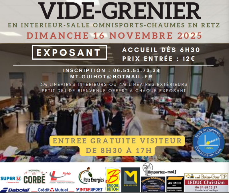Vide-grenier à Chaumes-en-Retz
