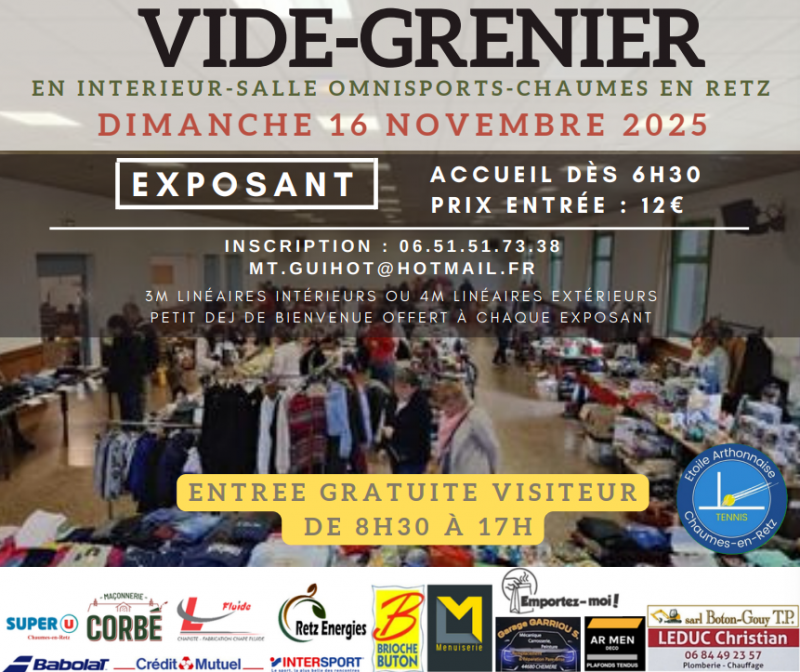 Vide-grenier à Chaumes-en-Retz