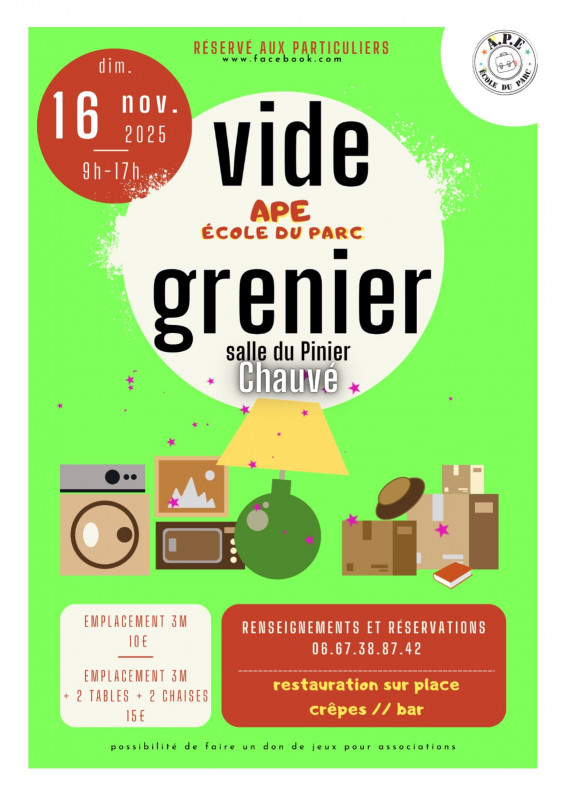 Vide grenier à Chauvé