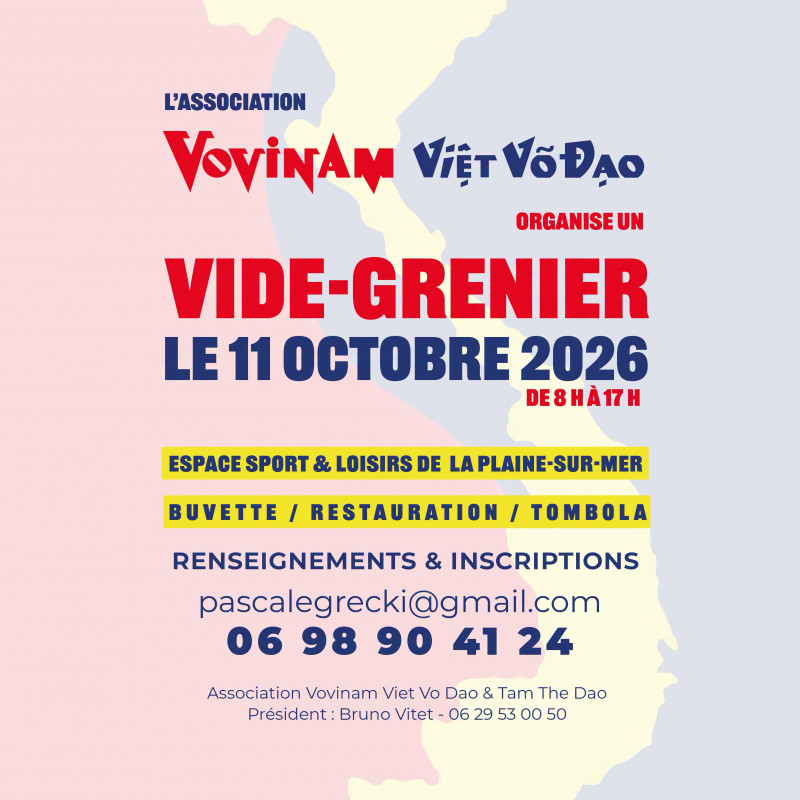 Vide grenier à La Plaine-sur-Mer