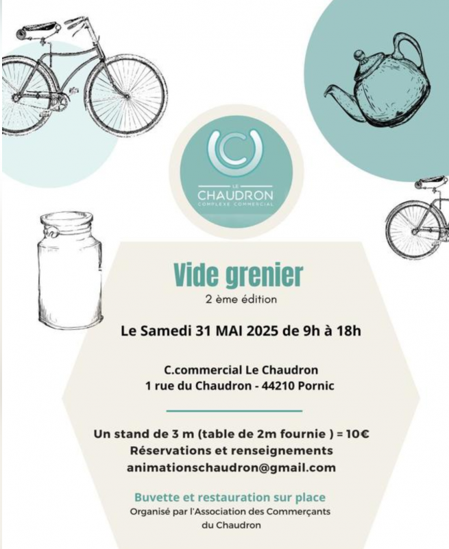 Vide grenier du Chaudron pornic