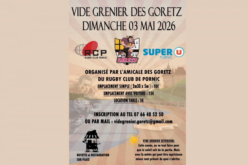 Vide-grenier du rugby club de Pornic