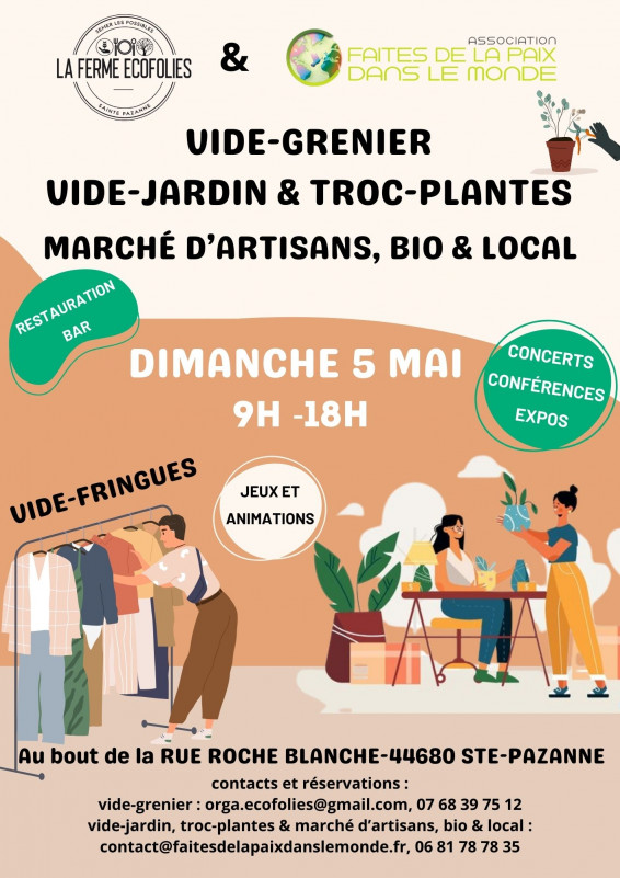 Vide-grenier & vide fringues sainte pazanne